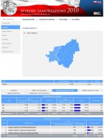 Zrzut ekranowy z witryny internetowej Pastwowej Komisji Wyborczej. - http://wybory2010.pkw.gov.pl/geo/pl/120000/121905.html